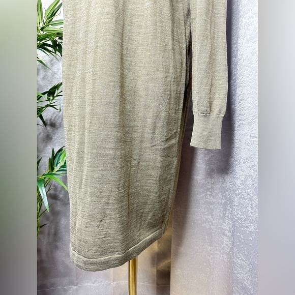 NEW Uniqlo Women’s U Merino-Blend Turtleneck Sweater Dress Khaki Sz XS - Picture 6 of 11